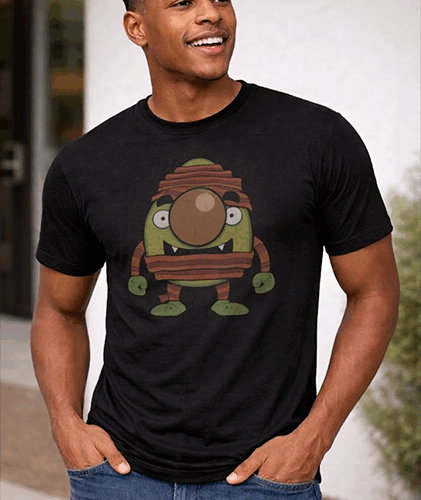 Vintage Black Bwahaha Short-Sleeved T-Shirt