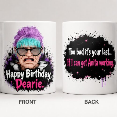 Happy Birthday, Dearie! Evil Mug